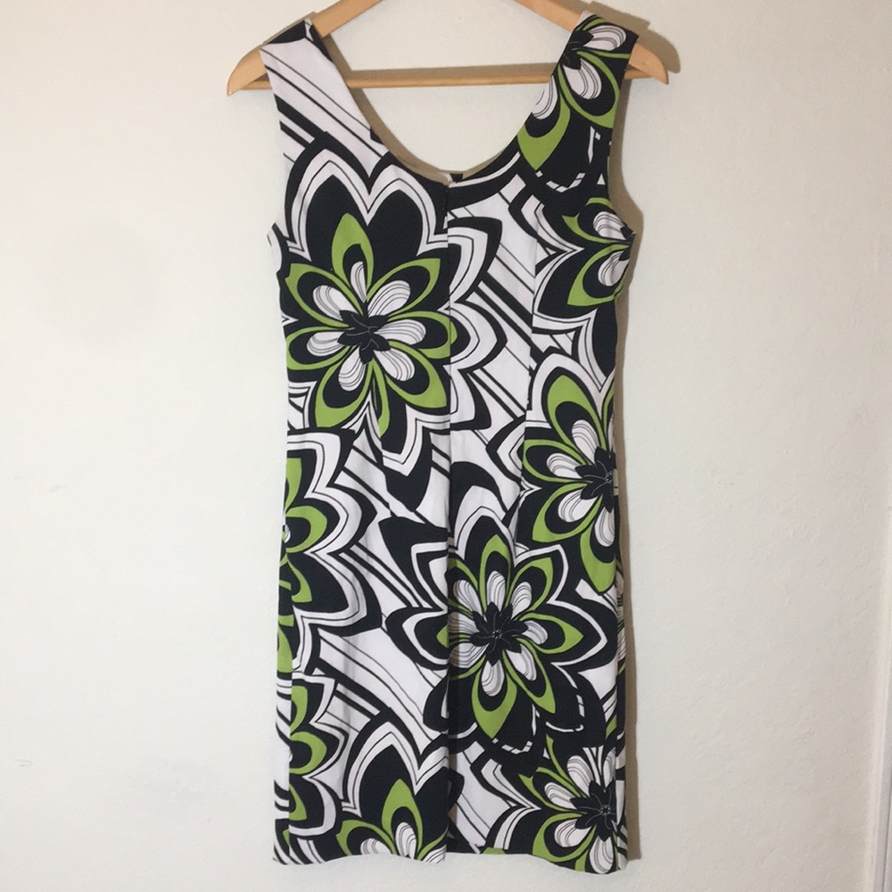 Connected apparel multicolor dress